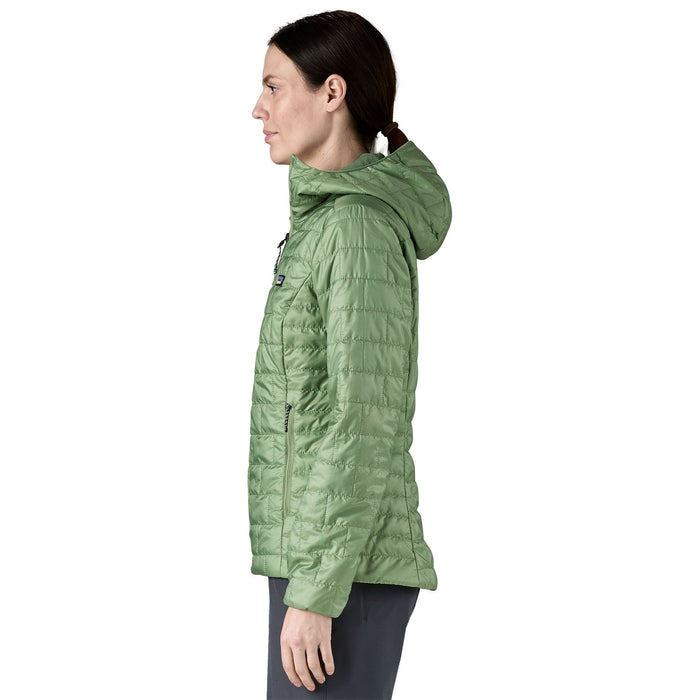 Patagonia Women's Nano Puff Hoody Ellwood Green Image 04