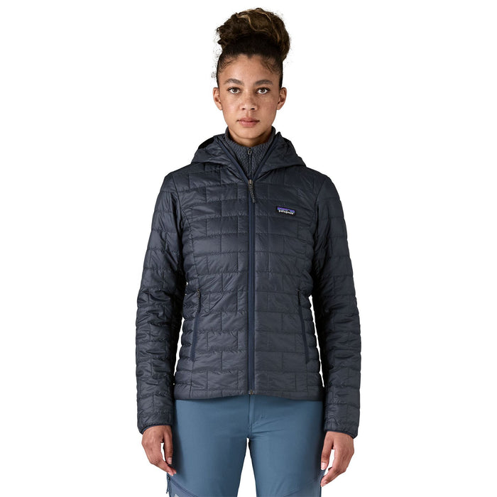 Patagonia Women's Nano Puff Hoody Smolder Blue Image 03