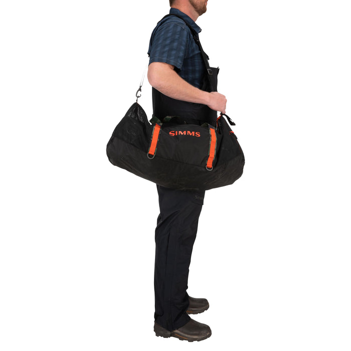 Simms Challenger Mesh Duffel - 60L Black Image 05