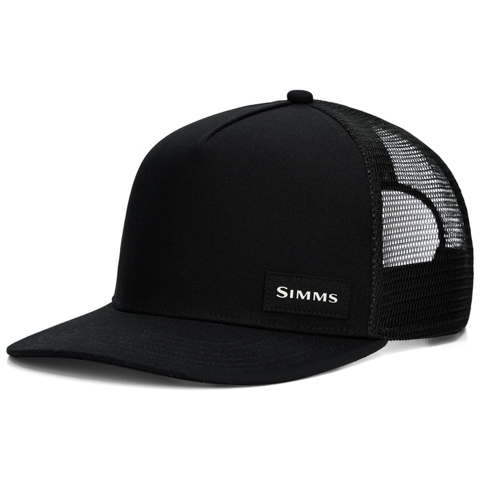 Simms High Crown Flatbill Black Image 01