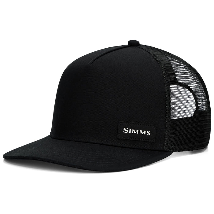 Simms High Crown Flatbill Black Image 01
