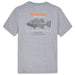Simms Men's Bass Ruler T-Shirt Athletic Heather Image 01