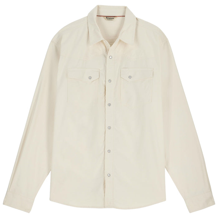 Simms Men's Brackett Flannel Tallow Image 01