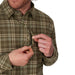 Simms Men's Coldweather Shacket Schooner Plaid: Loden Image 04