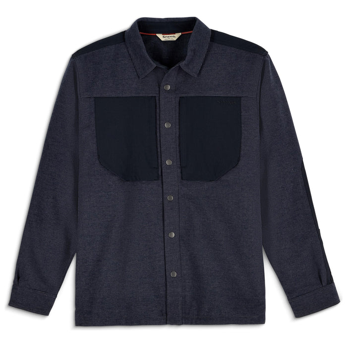 Simms Men's Confluence Overshirt Slate Image 01
