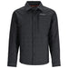 Simms Men's Fall Run Hybrid Shacket Black Image 01