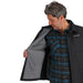 Simms Men's Fall Run Hybrid Shacket Black Image 06