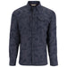 Simms Men's Guide Shirt Selvedge Mayfly Print Image 01