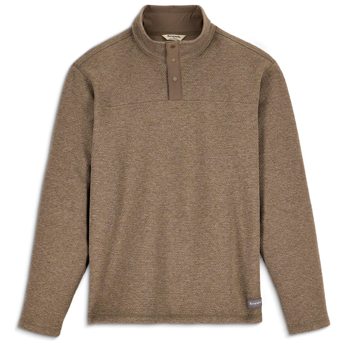 Simms Men's Harbor Sweater Sturgeon Heather Image 01