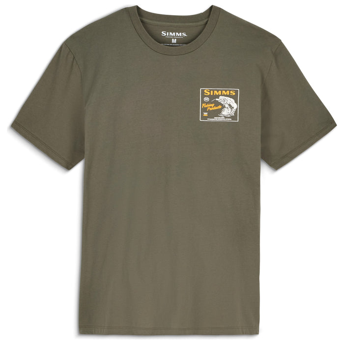 Simms Men's Locals Bass Shop T-Shirt Loden Image 02