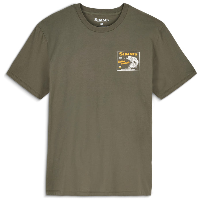 Simms Men's Locals Bass Shop T-Shirt Loden Image 02