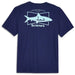 Simms Men's Salty Sign T-Shirt Navy Image 01
