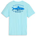 Simms Men's Salty Sign T-Shirt Sea Breeze Image 01