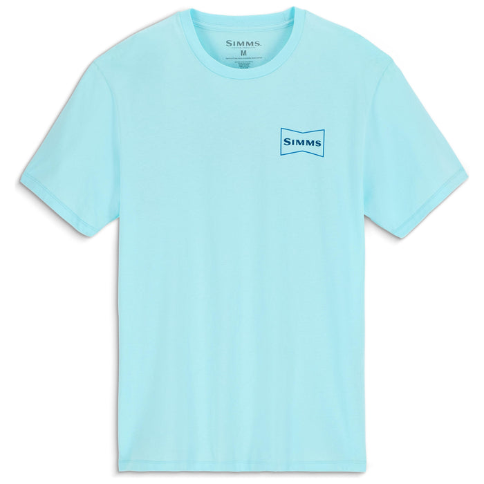 Simms Men's Salty Sign T-Shirt Sea Breeze Image 02