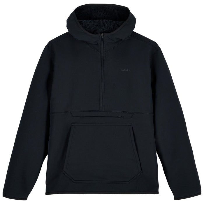 Simms Men's Strata 330 Half-Zip Hoody Black Image 01