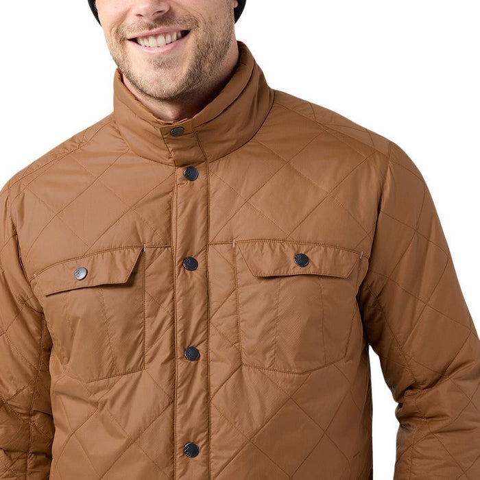 Stio Men's Skycrest Insulated Snap Shirt Chipmunk Image 06