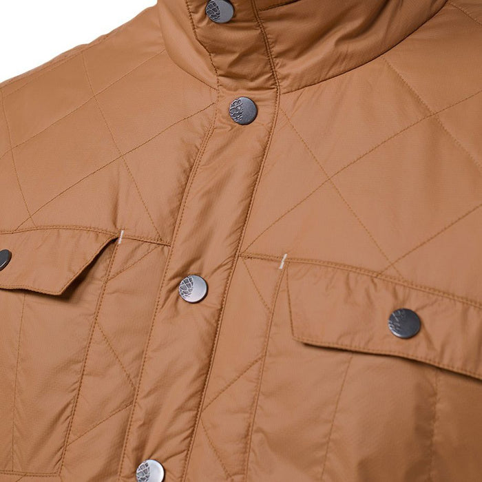 Stio Men's Skycrest Insulated Snap Shirt Chipmunk Image 07
