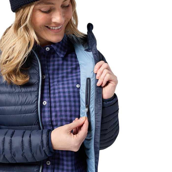 Stio Women's Pinion Down Parka Mountain Shadow Image 06