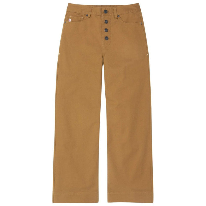 Stio Women's Rivet Wide Leg Canvas Pant Mudslide Image 01