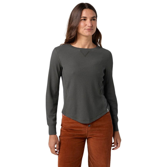 Stio Women's Wister Waffle LS Raven Image 02