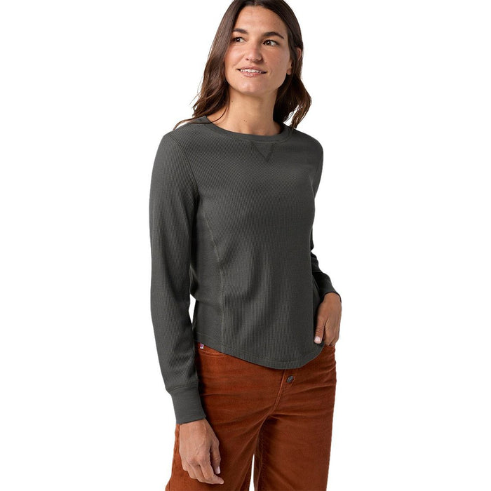 Stio Women's Wister Waffle LS Raven Image 05