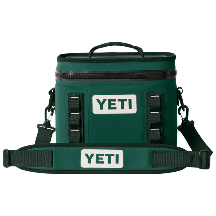 YETI Hopper Flip 8 Soft Cooler Black Forest Green Image 01