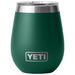 YETI Rambler 10 oz Wine Tumbler with MagSlider Lid Black Forest Green Image 01