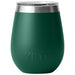 YETI Rambler 10 oz Wine Tumbler with MagSlider Lid Black Forest Green Image 02