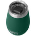 YETI Rambler 10 oz Wine Tumbler with MagSlider Lid Black Forest Green Image 03