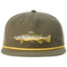 Duck Camp Brown Trout Grandpa Hat Military Green Image 01
