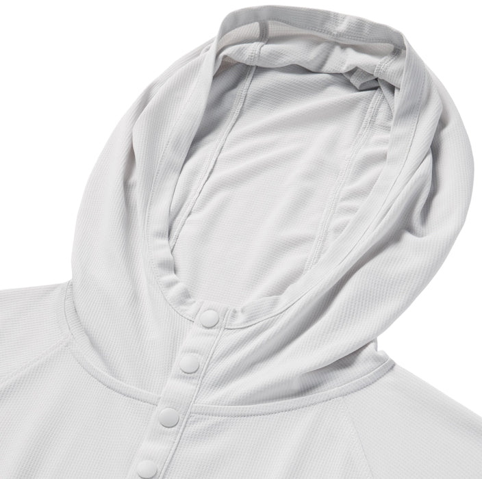Duck Camp Men's DC Bug Screen First Layer Hoodie Silver King Image 02