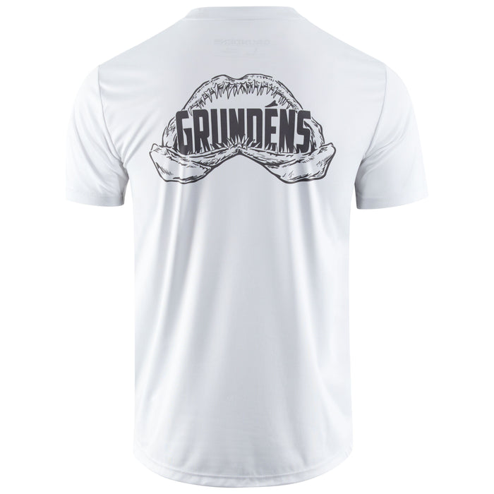 Grundens Men's Apex Predator SS Tech Tee Grey Mist Image 01