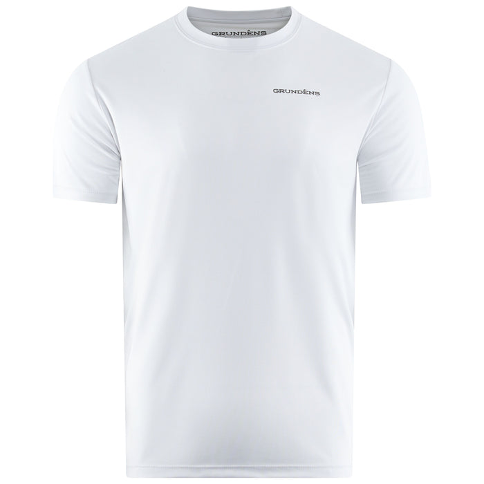 Grundens Men's Apex Predator SS Tech Tee Grey Mist Image 02