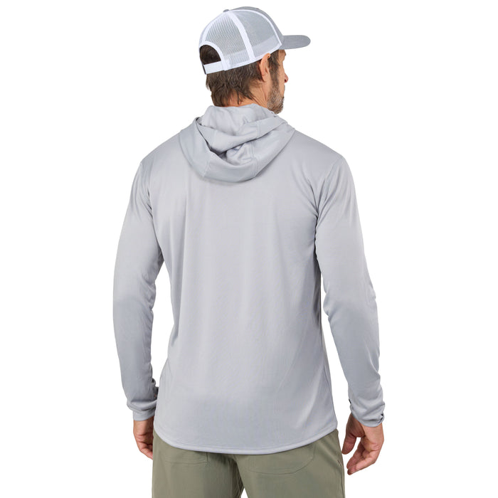 Grundens Men's Tough Sun Masked Hoodie Mist Image 06