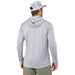 Grundens Men's Tough Sun Masked Hoodie Mist Image 06