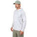 Grundens Men's Tough Sun Masked Hoodie Squall Camo Image 05