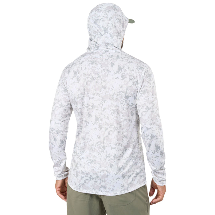 Grundens Men's Tough Sun Masked Hoodie Squall Camo Image 09