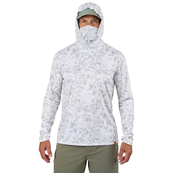Grundens Men's Tough Sun Masked Hoodie Squall Camo Image 10