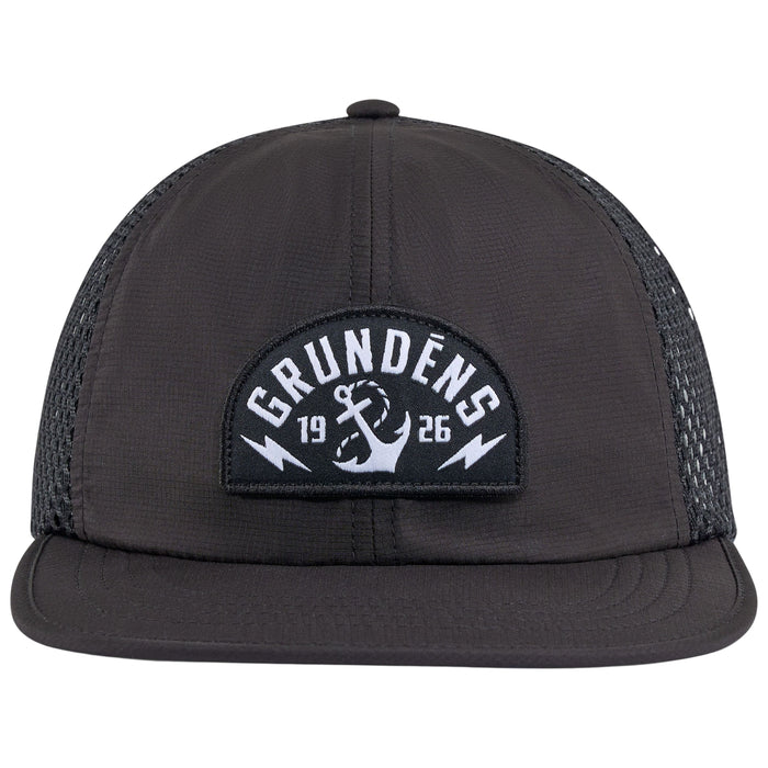 Grundens Stowaway Packable Trucker Black Image 01