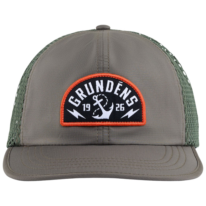 Grundens Stowaway Packable Trucker Olive Image 01