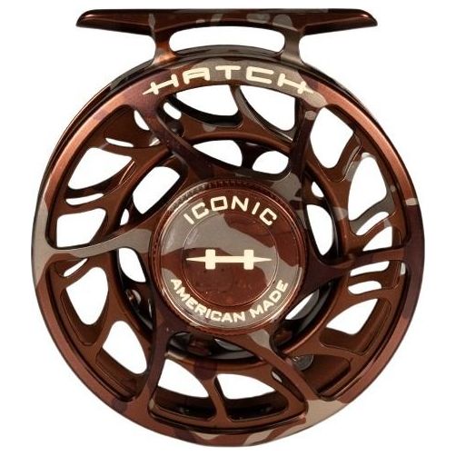 261-hatch-custom-camo-iconic-large-arbor-fly-reel-3-plus Camo / Bone White Image 01