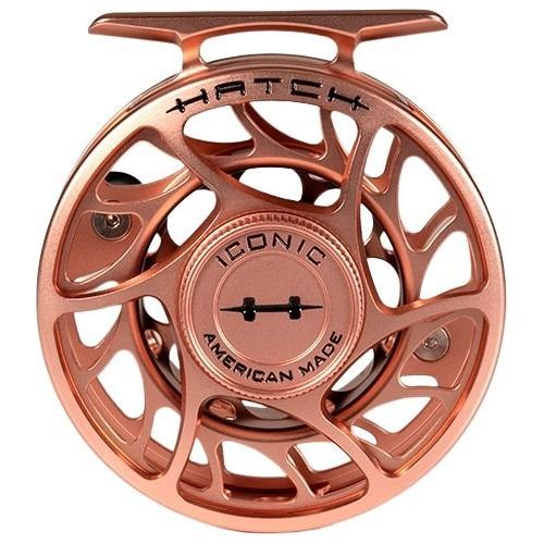 Hatch Custom Penny Dropper Iconic Large Arbor Fly Reel 3 Plus Copper / Black Image 01