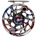 Hatch Custom USA Iconic Large Arbor Fly Reel 5 Plus USA Splatter / White Image 01