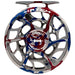 Hatch Custom USA Iconic Large Arbor Fly Reel 5 Plus USA Splatter / White Image 02