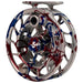 Hatch Custom USA Iconic Large Arbor Fly Reel 5 Plus USA Splatter / White Image 04