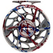 Hatch Custom USA Iconic Large Arbor Fly Reel 7 Plus USA Splatter / White Image 02