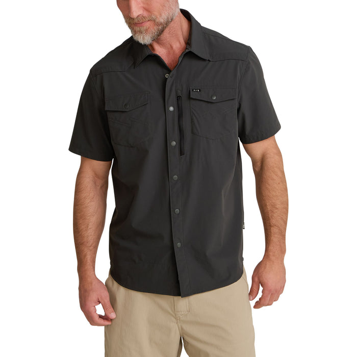 Howler Brothers Emerger Tech Shirt Antique Black Image 05