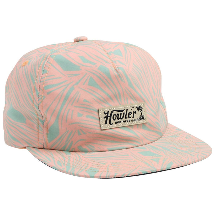 Howler Brothers Full Frondal Unstructured Snapback Hat Dreamsicle Image 01