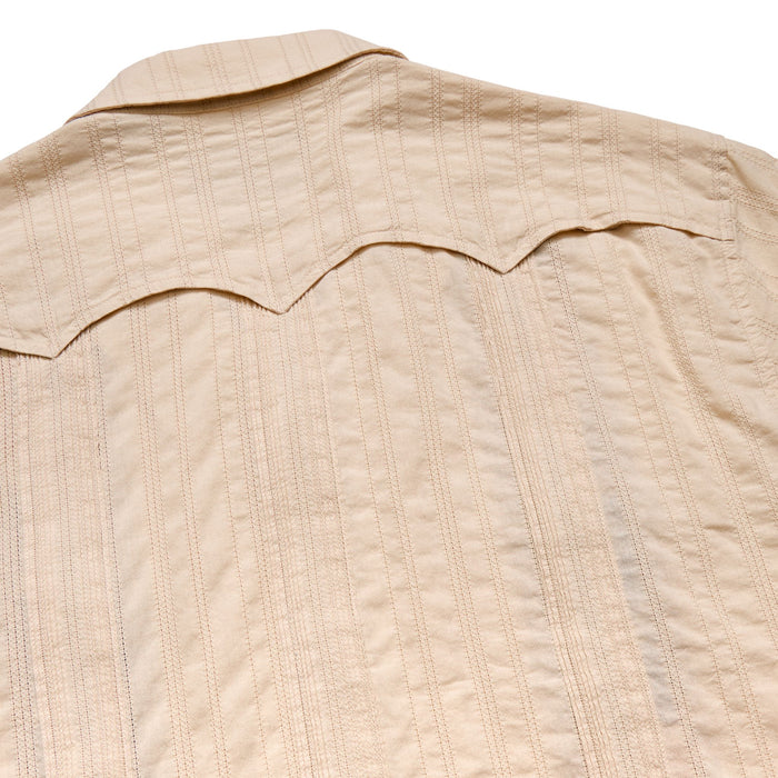 Howler Brothers Guayabera Shirt Temple Tracks : Oatmeal Image 03