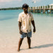 Howler Brothers Guayabera Shirt Temple Tracks : Oatmeal Image 07